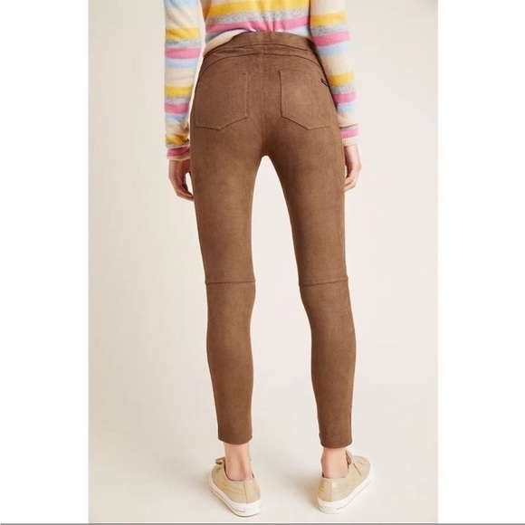 Sanctuary X Anthropologie Mona Chocolate Sueded Legging Size L - Picture 4 of 12